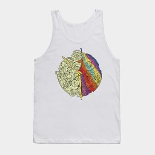 Colorful Rainbow Clockwork Precision Tank Top